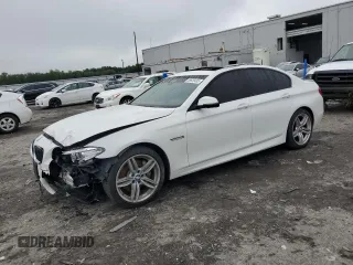 2015 BMW 5 Series 535i xDrive with VIN WBA5B3C54FD544007, listed as a Copart auction lot 58639435 with 106,484 mi miles and Salvage title. Bid and sale history available at DreamBid. Image 1.