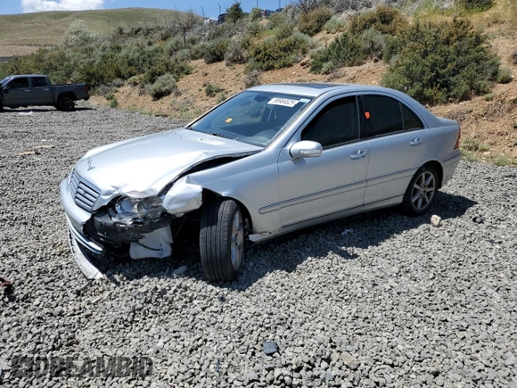 2007 Mercedes-Benz C 280 Luxury with VIN WDBRF92H67F931301, listed as a Copart auction lot 59984525 with 167,429 mi miles and Salvage title. Bid and sale history available at DreamBid. Image 1.