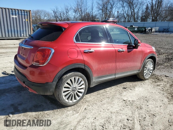 2016 FIAT 500X Lounge z VIN ZFBCFXDT1GP399997, wystawiony jako Copart lot #47788035 z przebiegiem 107 627 mil mil oraz Czysty tytuł • Clean title. Historia ofert i sprzedaży dostępna na DreamBid. Obrazek 3.