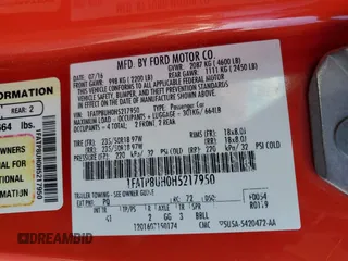 2017 Ford Mustang EcoBoost Premium with VIN 1FATP8UH0H5217950, listed as a Copart auction lot 59713445 with 102,326 mi miles and Salvage title. Bid and sale history available at DreamBid. Image 12.