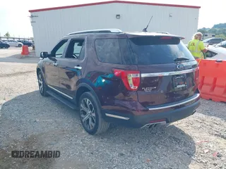 2018 Ford Explorer Platinum with VIN 1FM5K8HT7JGA52887, listed as a IAAI auction lot 40377025 with 92,577 mi miles. Bid and sale history available at carsss.com. Image 3.