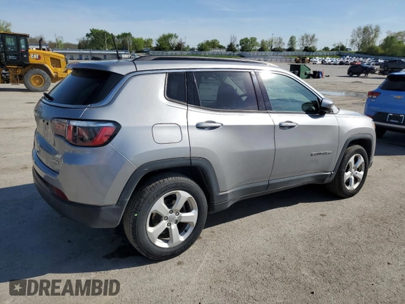 2018 Jeep Compass Latitude with VIN 3C4NJDBB9JT315652, listed as a Copart auction lot 52632425 with 86,118 mi miles and Clean title. Bid and sale history available at DreamBid. Image 3.