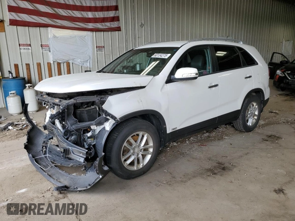 2015 Kia Sorento LX z VIN 5XYKTCA65FG644018, wystawiony jako Copart lot #60134275 z przebiegiem 96 892 mil mil oraz Nie do naprawy • Non repairable. Historia ofert i sprzedaży dostępna na DreamBid. Obrazek 1.