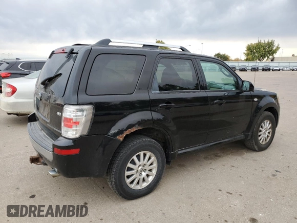 2009 Mercury Mariner Premier with VIN 4M2CU97G39KJ24297, listed as a Copart auction lot 77472674 with 153,316 mi miles and Salvage Title. Bid and sale history available at carsss.com. Image 3.