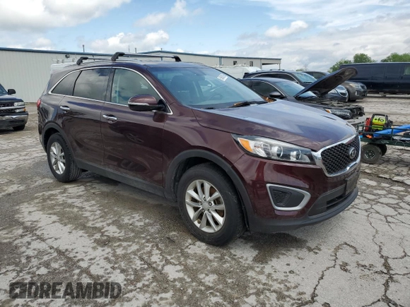 2016 Kia Sorento LX with VIN 5XYPG4A34GG127669, listed as a Copart auction lot 55683195 with 84,277 mi miles and Clean Title. Bid and sale history available at carsss.com. Image 4.