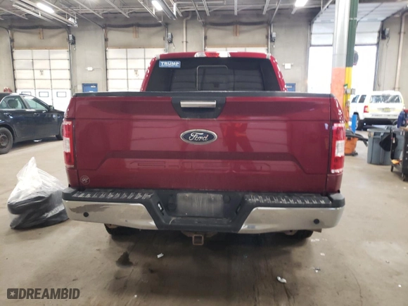 2019 Ford F-150 XL with VIN 1FTEW1E19KFC62983, listed as a Copart auction lot 86814054 with 154,250 mi miles and Salvage Title. Bid and sale history available at carsss.com. Image 6.