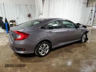 2016 Honda Civic Sedan LX with VIN 19XFC2F55GE006460, listed as a Copart auction lot 51485715 with 158,941 mi miles and Salvage Title. Bid and sale history available at carsss.com. Image 3.