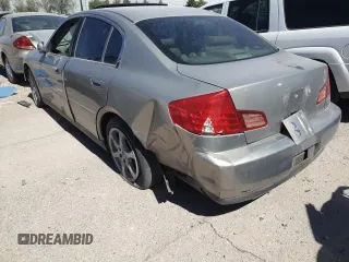 2003 Infiniti G35 w/Leather z VIN JNKCV51E53M005700, wystawiony jako Copart lot #45799755 z przebiegiem Nie podano mil oraz Nie do naprawy • Non repairable. Historia ofert i sprzedaży dostępna na DreamBid. Obrazek 2.
