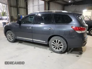 2014 Nissan Pathfinder Platinum with VIN 5N1AR2MM4EC603036, listed as a Copart auction lot 53446195 with 204,764 mi miles and Salvage Title. Bid and sale history available at carsss.com. Image 2.