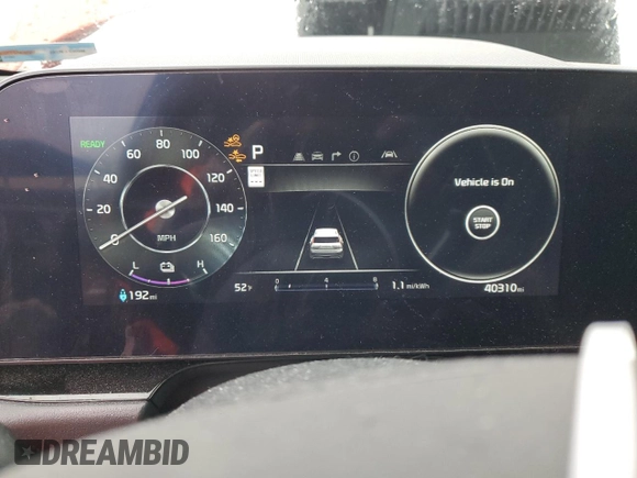 2023 Kia Niro Wave with VIN KNDCT3L13P5021223, listed as a Copart auction lot 47234065 with 40,310 mi miles and Salvage Title. Bid and sale history available at DreamBid. Image 9.