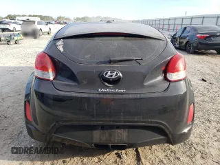 2017 Hyundai Veloster Value Edition with VIN KMHTC6AD5HU321105, listed as a Copart auction lot 50325705 with 100,397 mi miles and Salvage Title. Bid and sale history available at carsss.com. Image 6.