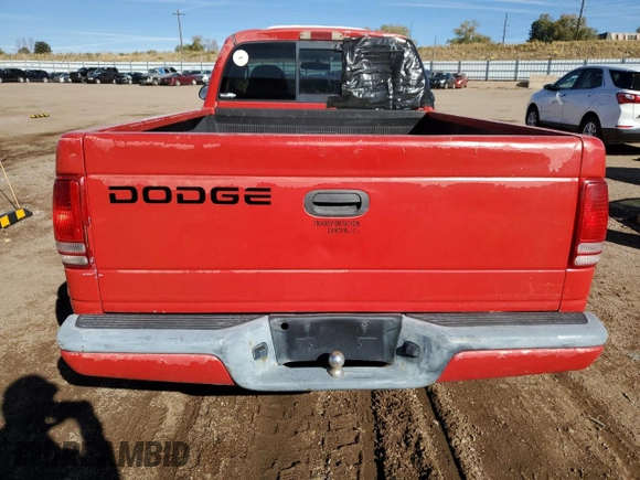 2001 Dodge Dakota with VIN 1B7FL26XX1S119536, listed as a Copart auction lot 78751454 with 149,056 mi miles and Clean Title. Bid and sale history available at carsss.com. Image 6.