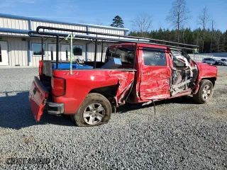 2018 Chevrolet Silverado 1500 LT with VIN 3GCUKREC6JG587563, listed as a Copart auction lot 84720984 with 0 mi miles and Salvage Title. Bid and sale history available at carsss.com. Image 3.