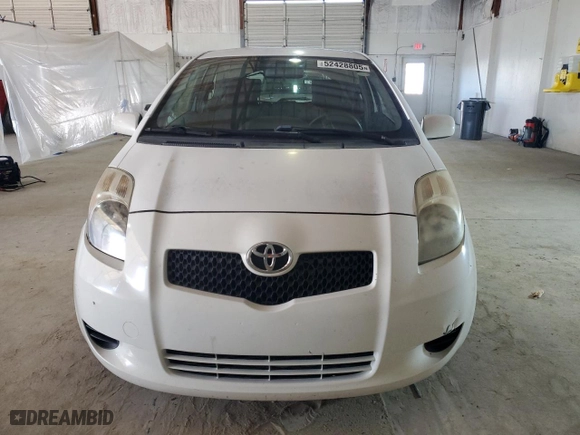 2008 Toyota Yaris with VIN JTDJT923585181022, listed as a Copart auction lot 52428805 with 0 mi miles and Clean Title. Bid and sale history available at carsss.com. Image 5.