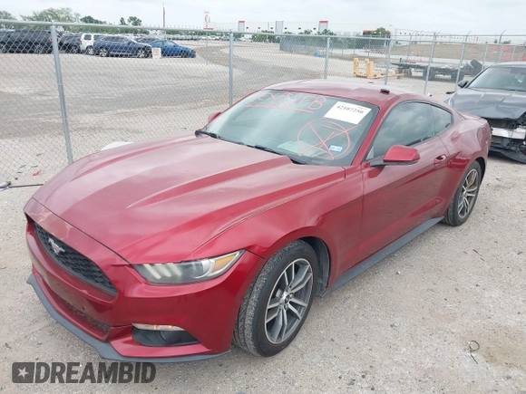 2015 Ford Mustang EcoBoost z VIN 1FA6P8THXF5349965, wystawiony jako IAAI lot #42107250 z przebiegiem 104 475 mil mil oraz . Historia ofert i sprzedaży dostępna na DreamBid. Obrazek 6.