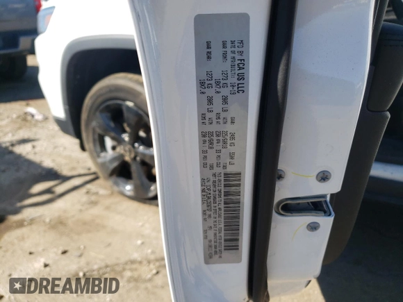 2020 Jeep Cherokee Altitude with VIN 1C4PJMLB4LD536737, listed as a Copart auction lot 73999964 with 25,610 mi miles and Salvage Title. Bid and sale history available at carsss.com. Image 14.