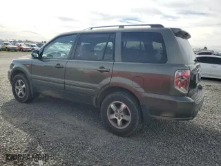 2006 Honda Pilot EX-L with VIN 5FNYF18536B003542, listed as a Copart auction lot 46102145 with 185,657 mi miles and Salvage Title. Bid and sale history available at carsss.com. Image 2.