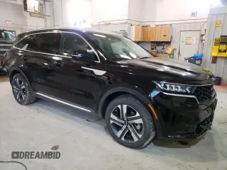2023 Kia Sorento Hybrid EX with VIN KNDRHDLG2P5205090, listed as a Copart auction lot 80365214 with 11,573 mi miles and Salvage Title. Bid and sale history available at carsss.com. Image 4.
