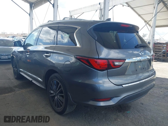 2019 Infiniti QX60 Pure z VIN 5N1DL0MN3KC565998, wystawiony jako IAAI lot #41911130 z przebiegiem 79 463 mil mil oraz . Historia ofert i sprzedaży dostępna na DreamBid. Obrazek 3.