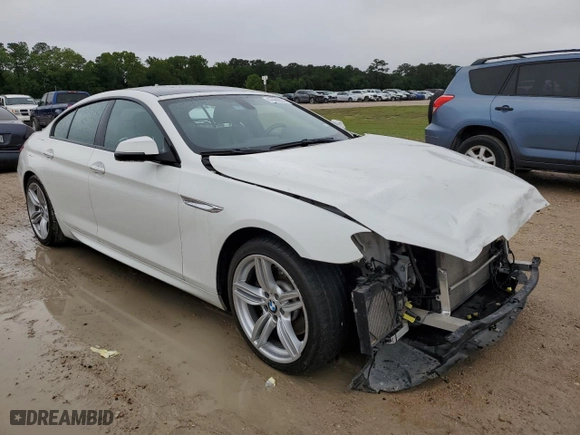 2019 BMW 6 Series 640i xDrive with VIN WBA6D2C52KGT73579, listed as a Copart auction lot 47988833 with 67,296 mi miles. Bid and sale history available at carsss.com. Image 4.