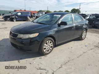 2012 Kia Forte LX with VIN KNAFT4A26C5590007, listed as a Copart auction lot 76022474 with 154,575 mi miles and Salvage Title. Bid and sale history available at carsss.com. Image 1.