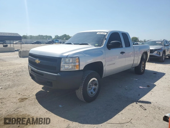 2012 Chevrolet Silverado 1500 Work Truck with VIN 1GCRKPE73CZ225142, listed as a Copart auction lot 69881334 with 192,536 mi miles and Salvage Title. Bid and sale history available at DreamBid. Image 1.