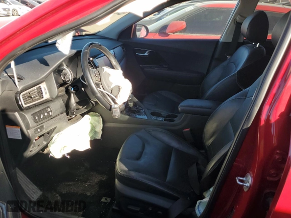 2018 Kia Niro Touring with VIN KNDCE3LC9J5175373, listed as a Copart auction lot 46708925 with 75,079 mi miles and Salvage Title. Bid and sale history available at carsss.com. Image 7.