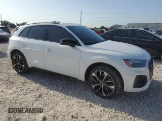 2024 Audi SQ5 Prestige with VIN WA1C4AFY9R2055613, listed as a Copart auction lot 65824194 with 7,941 mi miles and Salvage Title. Bid and sale history available at DreamBid. Image 4.
