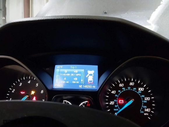 2014 Ford Focus SE with VIN 1FADP3K21EL207666, listed as a IAAI auction lot 41846327 with 148,293 mi miles. Bid and sale history available at carsss.com. Image 7.