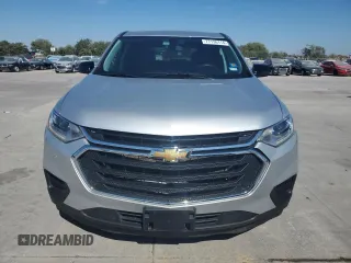 2021 Chevrolet Traverse LS with VIN 1GNERFKW8MJ193604, listed as a Copart auction lot 77136114 with 61,366 mi miles and Salvage Title. Bid and sale history available at carsss.com. Image 5.