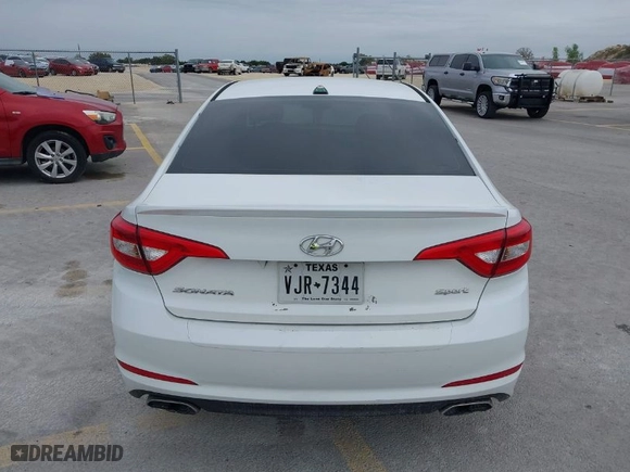 2015 Hyundai Sonata 2.4L Sport with VIN 5NPE34AF1FH042454, listed as a IAAI auction lot 41799812 with 132,859 mi miles. Bid and sale history available at carsss.com. Image 16.