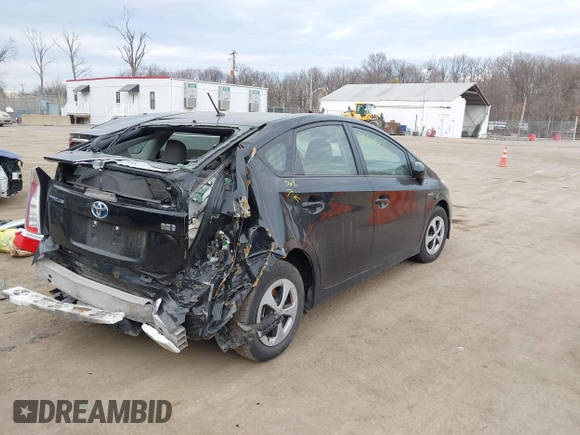 2013 Toyota Prius One with VIN JTDKN3DU8D0338101, listed as a IAAI auction lot 41684551 with 120,868 mi miles and . Bid and sale history available at DreamBid. Image 4.