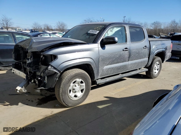 2021 Toyota Tacoma 4WD SR with VIN 3TMCZ5AN7MM425213, listed as a Copart auction lot 43060095 with 50,031 mi miles and Salvage Title. Bid and sale history available at carsss.com. Image 1.