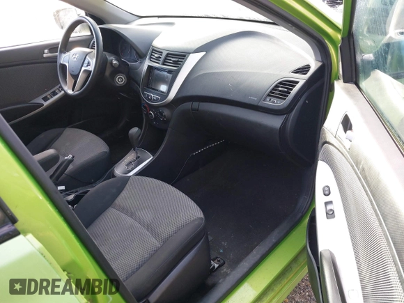 2012 Hyundai Accent GS z VIN KMHCT5AE9CU021238, wystawiony jako IAAI lot #41762650 z przebiegiem 166 287 mil mil oraz . Historia ofert i sprzedaży dostępna na DreamBid. Obrazek 5.
