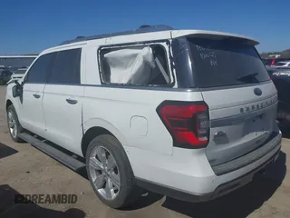 2022 Ford Expedition Max King Ranch with VIN 1FMJK1PT3NEA47209, listed as a IAAI auction lot 41739106 with 59,426 mi miles and . Bid and sale history available at DreamBid. Image 3.