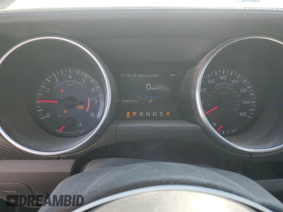 2019 Ford Mustang EcoBoost with VIN 1FA6P8TH2K5112042, listed as a Copart auction lot 53453085 with 107,923 mi miles and Salvage Title. Bid and sale history available at carsss.com. Image 9.