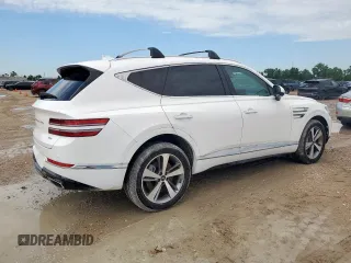 2024 Genesis GV80 z VIN KMUHBDSB6RU169123, wystawiony jako Copart lot #58249745 z przebiegiem 15 mil mil oraz Szkoda całkowita • Salvage title. Historia ofert i sprzedaży dostępna na DreamBid. Obrazek 3.