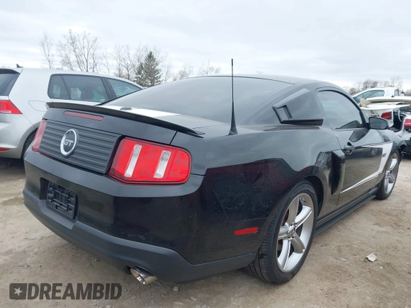 2010 Ford Mustang GT with VIN 1ZVBP8CHXA5134181, listed as a IAAI auction lot 42042405 with 58,611 mi miles. Bid and sale history available at carsss.com. Image 4.