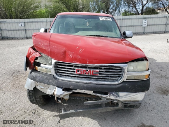 2002 GMC Sierra 2500HD SLE with VIN 1GTHK23U82F240498, listed as a Copart auction lot 52499644 with 133,208 mi miles and Salvage Title. Bid and sale history available at carsss.com. Image 5.