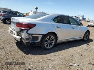 2014 Lexus LS 460 with VIN JTHCL5EF8E5022156, listed as a Copart auction lot 56633035 with 123,562 mi miles and Salvage title. Bid and sale history available at DreamBid. Image 3.