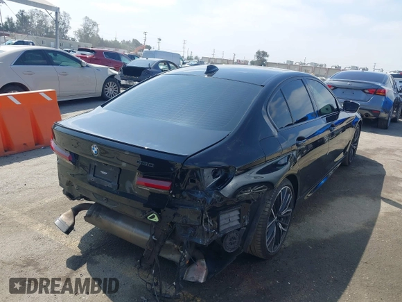 2022 BMW 5 Series 530i с VIN WBA53BH07NWX62224, выставлен на аукционе IAAI как лот 42348984 с пробегом 120 937 миль миль и . История ставок и продаж доступна на DreamBid. Изображение 4.
