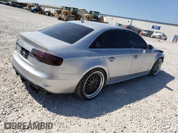 2016 Audi S4 Premium Plus with VIN WAUBGAFLXGA004778, listed as a Copart auction lot 75224384 with 119,790 mi miles and Salvage Title. Bid and sale history available at carsss.com. Image 3.