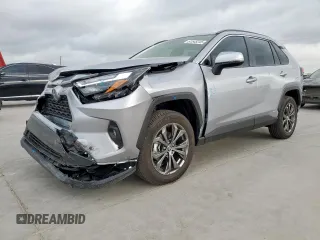 2023 Toyota RAV4 Hybrid XLE Premium with VIN JTMB6RFVXPD082594, listed as a Copart auction lot 61545245 with 8,075 mi miles and Salvage title. Bid and sale history available at DreamBid. Image 1.