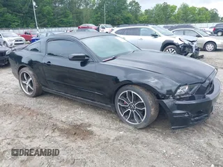 2014 Ford Mustang V6 with VIN 1ZVBP8AM3E5244110, listed as a IAAI auction lot 42383221 with 102,625 mi miles and . Bid and sale history available at DreamBid. Image 1.