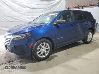 2022 Chevrolet Equinox LS z VIN 3GNAXSEV9NS219045, wystawiony jako Copart lot #49638225 z przebiegiem 50 455 mil mil oraz Szkoda całkowita • Salvage title. Historia ofert i sprzedaży dostępna na DreamBid. Obrazek 1.
