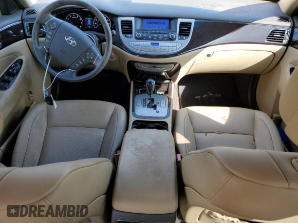 2009 Hyundai Genesis with VIN KMHGC46E09U061317, listed as a Copart auction lot 51683015 with 89,749 mi miles and Non Repairable. Bid and sale history available at DreamBid. Image 8.