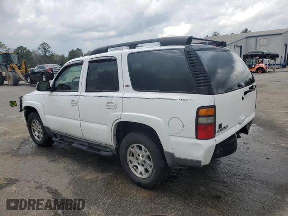 2006 Chevrolet Tahoe LT with VIN 1GNEC13T06R119865, listed as a Copart auction lot 44915225 with 185,145 mi miles and Salvage Title. Bid and sale history available at carsss.com. Image 2.