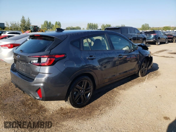 2024 Subaru Impreza Sport with VIN JF1GUAFC9R8316608, listed as a Copart auction lot 71682494 with 7,884 mi miles and Salvage Title. Bid and sale history available at carsss.com. Image 3.