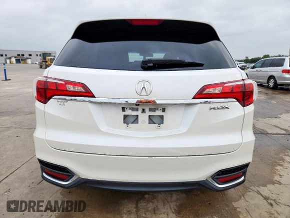 2016 Acura RDX Technology with VIN 5J8TB3H56GL017923, listed as a Copart auction lot 56315055 with 119,239 mi miles and Salvage title. Bid and sale history available at DreamBid. Image 6.