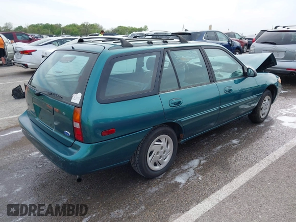 1997 Ford Escort LX with VIN 3FALP15P1VR169817, listed as a IAAI auction lot 42094673 with 111,762 mi miles. Bid and sale history available at carsss.com. Image 4.